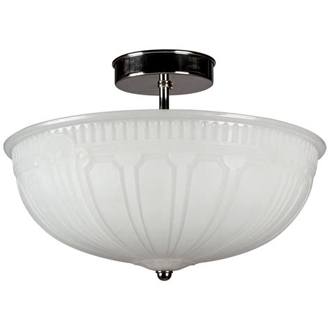 Opaline Glass Deco Pendant Light